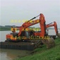湿地挖机租赁 水陆两用挖掘机厂家 河道治理价格
